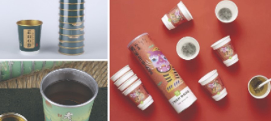 Автоматический станок для дозирования и упаковки чая в стаканы cf-702 