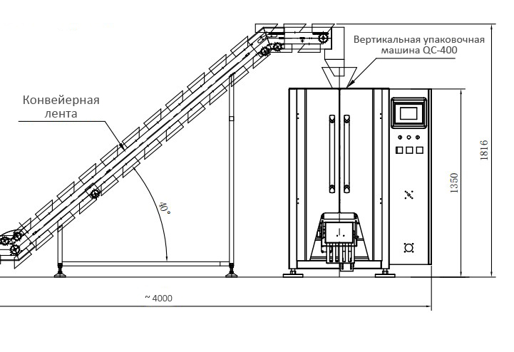 Схема оборудования QC-420